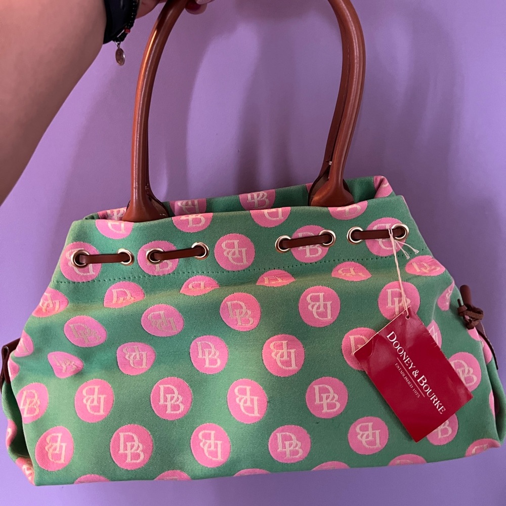 SOLD!! Dooney & Burke Large Tassel Bag NEW NWT - Picture 2 of 8